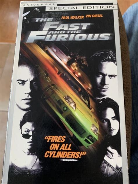 vhs fast and furious|fast and furious special edition vhs.